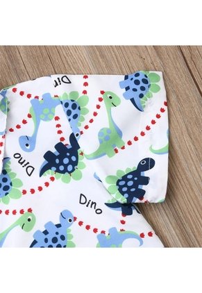 Conjunto Ropa Camisa Y Pantalones Cortos Niños Prendas De Vestir Bebes.