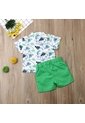 Conjunto Ropa Camisa Y Pantalones Cortos  Niños Prendas De Vestir Bebes. de Comprastao