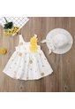 Para Niñas Temporada Verano Vestido Con Sombrero Gratis Comprastao. de Comprastao