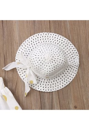 Para Niñas Temporada Verano Vestido Con Sombrero Gratis Comprastao.