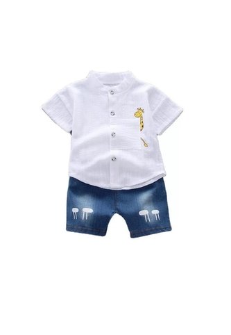 Niños Conjuntos Ropa Vestir Camisa Pantalon Comprastao