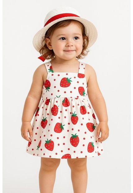 Vestido Y Sombrero Ropa Niñas Conjuntos Vestir Prendas