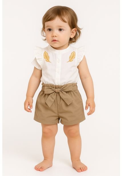 Niños Conjuntos Ropa Vestir Pantalon Y Blusa Prendas Para Niñas