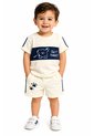 Conjuntos Ropa Camiseta Para Niños Y Niñas, Pantalones Cortos, 2 Uds., Ropa De Manga Corta Unisex de Comprastao