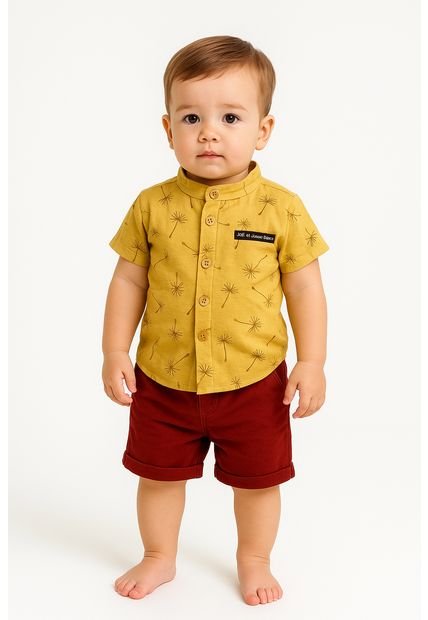 Online Ropa Niños Conjuntos Vestir Pantalones Cortos Y Camisa Comprastao