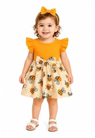 Comprastao Ropa Para Niñas Prendas Vestir Vestidos De Abejas  Comprastao