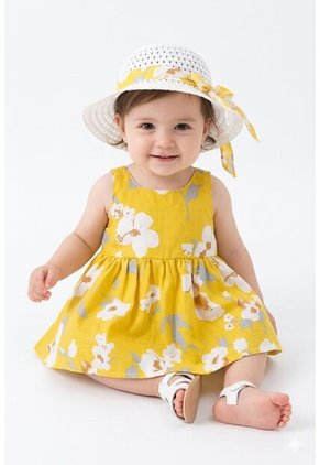 Conjunto Vestido + Pava Para Niña – Ideal Clima Cálido