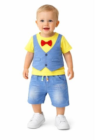 Comprastao Niños Conjuntos Vestir  Camisa Y Pantalón Bebes Comprastao