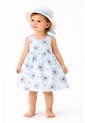 Vestido Niña Con Diseño Floral + Pava – Muy Chic de Comprastao