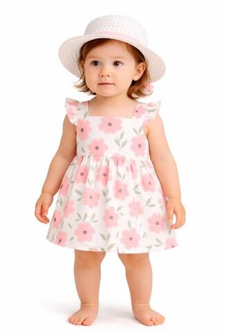 Vestido Niña Con Gorro – Outfit Completo Infantil Comprastao