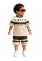 Ropa Niños Conjuntos Vestir  Bebes Pantalón Y Camiseta Milano Italia de Comprastao