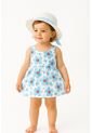 Vestido Niña Con Diseño Floral + Pava – Muy Chic de Comprastao