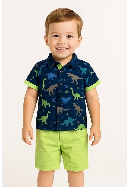Ropa Niños Conjunto Prendas Pantalones Cortos Camisa