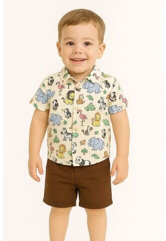 Niños Conjuntos Ropa Vestir Pantalones Cortos Camisa Comprastao