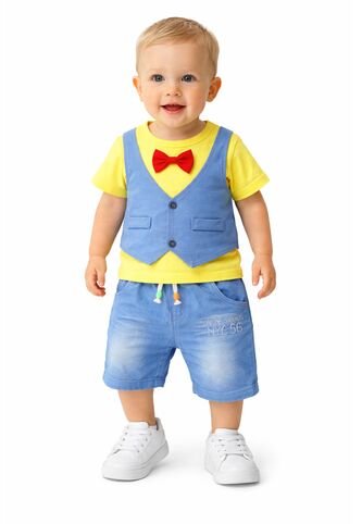 Comprastao Niños Conjuntos Vestir  Camisa Y Pantalón Bebes Comprastao