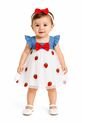 Comprastao Vestido De Verano Para Bebé Niña, De Malla Con Estampado De Moras, Lindo De Playa Para Bebé de Comprastao