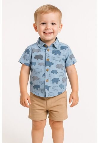 Niños Conjuntos Ropa Vestir Pantalones Cortos Y Camisa Comprastao