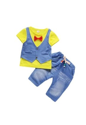 Comprastao Niños Conjuntos Vestir Camisa Y Pantalón Bebes