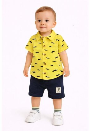 Niños Conjuntos Ropa Vestir Pantalones Cortos Y Camiseta