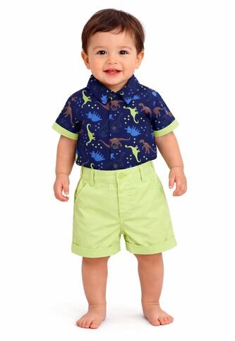 Ropa Niños Conjunto Prendas Pantalones Cortos Camisa Comprastao