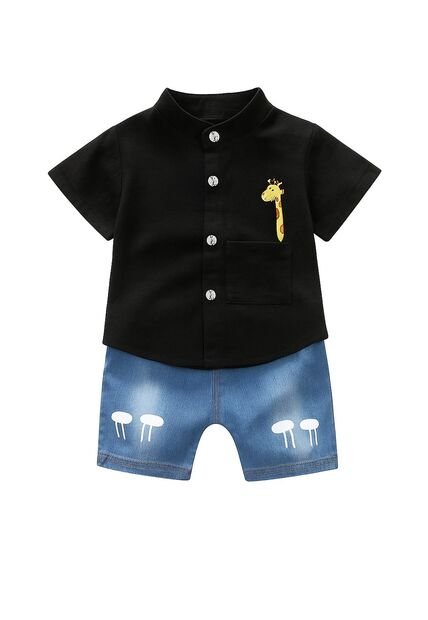Pantalones Cortos Camisa Conjuntos Para Niños