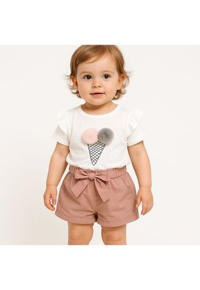 Comprastao Pantalon Corto Blusa Vestir Ropa Niños Conjuntos Niñas Prendas