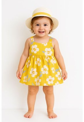 Conjunto Vestido + Pava Para Niña – Ideal Clima Cálido