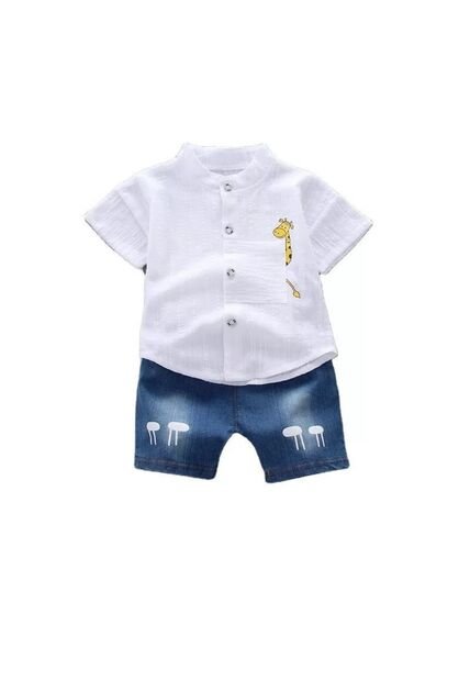 Niños Conjuntos Ropa Vestir Camisa Pantalon