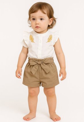 Niños Conjuntos Ropa Vestir Pantalon Y Blusa Prendas Para Niñas