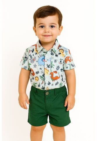 Comprastao Vestir Ropa Niños Conjuntos Online Prendas Bebes Verde Blanco Comprastao