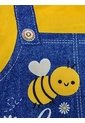 Conjunto De Ropa Enterizo Para Niñas Vestidos Princesas Ropa Fresca De Verano Abeja Y Flores de Comprastao