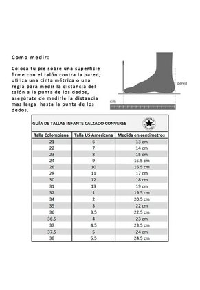 Tenis Converse Chuck Taylor All Star Para Infantes-Rojo