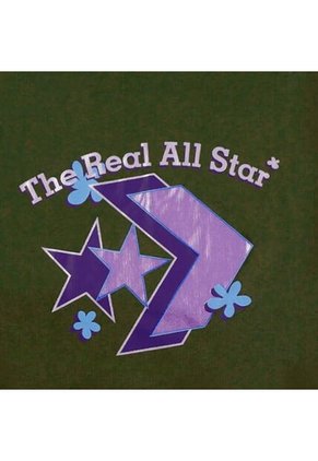 Camiseta Converse Logo Remix Mujer-Verde