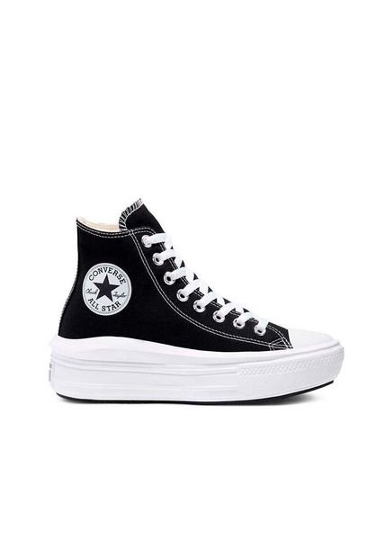 Tenis Converse Botas Chuck Taylor All Star Move Mujer-Negro