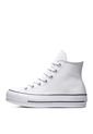 Tenis Converse Botas Cuero Ctas Lift Para Mujer-Blanco de Converse