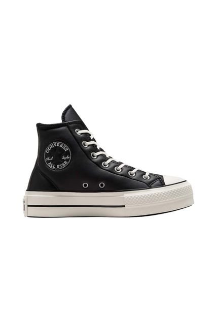 Tenis Converse Botas Chuck Taylor All Star Lift Mujer-Negro