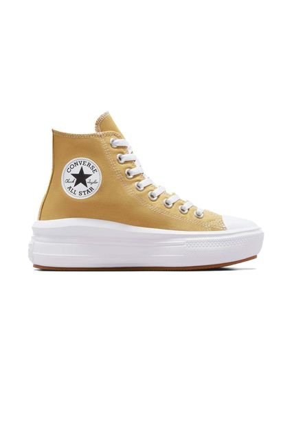 Tenis Converse Botas Chuck Taylor Allstar Move Mujer-Mostaza