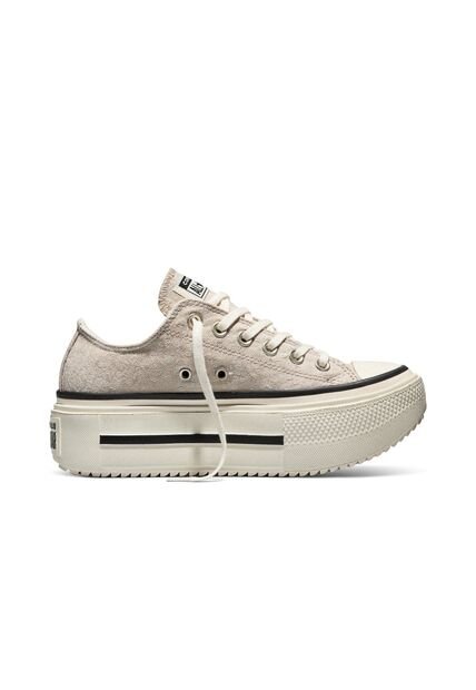 Tenis Converse Ctas Lift Double Stack Mujer-Beige