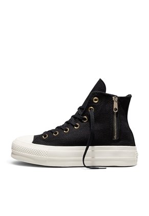 Tenis Botas Converse Chuck Taylor All Star Lift Mujer-Negro