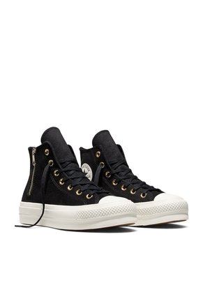 Tenis Botas Converse Chuck Taylor All Star Lift Mujer-Negro