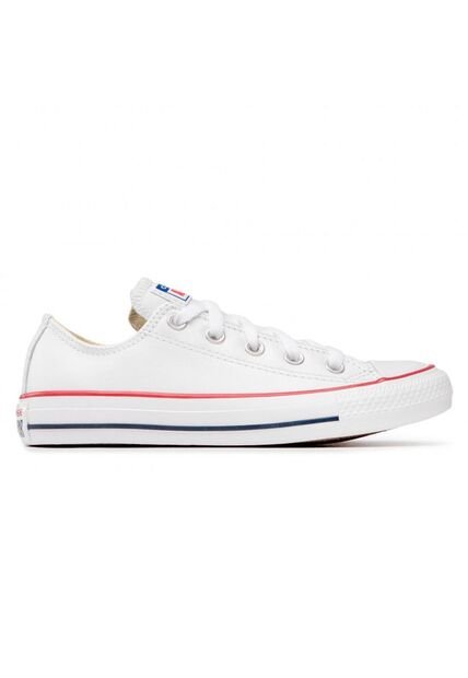 Tenis Converse Chuck Taylor All Star Cuero Unisex-Blanco