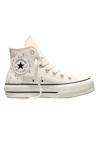 Tenis Botas Converse Chuck Taylor All Star Lift Mujer-Beige Converse
