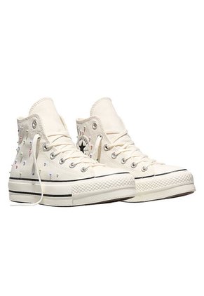 Tenis Botas Converse Chuck Taylor All Star Lift Mujer-Beige