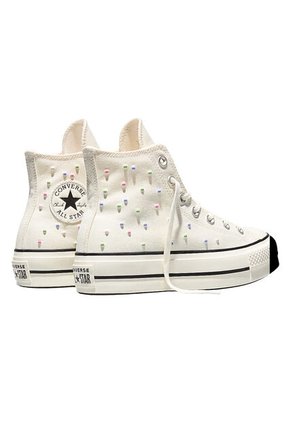 Tenis Botas Converse Chuck Taylor All Star Lift Mujer-Beige
