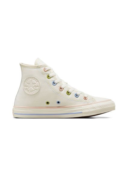 Tenis Converse Botas Chuck Taylor Unisex-Blanco Marfil