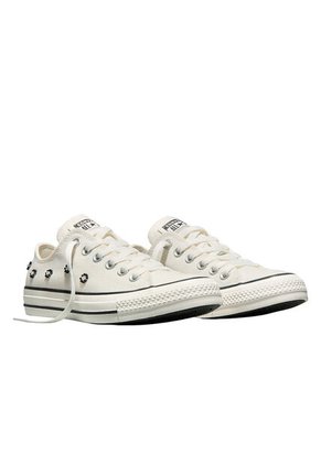 Tenis Converse Chuck Taylor All Star Mujer-Beige/Blanco