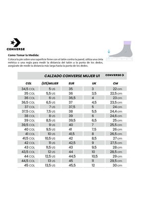 Tenis Converse Chuck Taylor All Star Mujer-Negro/Blanco