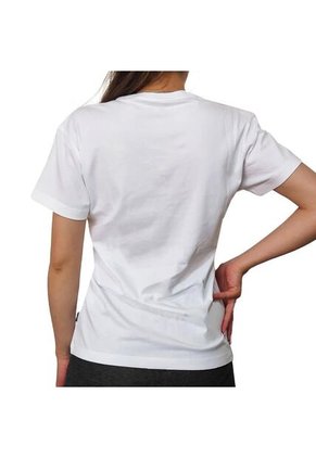 Camiseta Converse Basket Para Mujer-Blanco