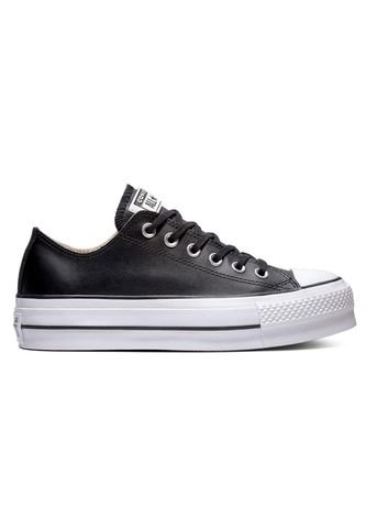 Tenis Converse Chuck Taylor All Star LiftClean Leather-Negro Converse