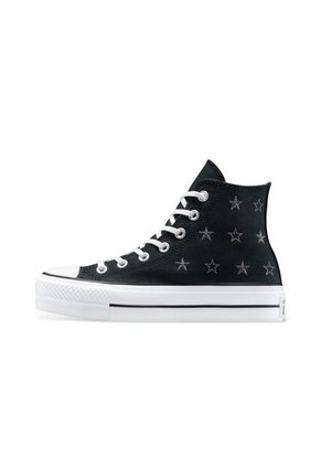 Tenis Converse Botas Chuck Taylor All Star Lift Mujer-Negro